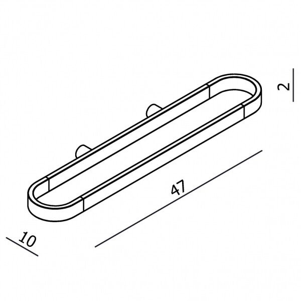 Держатель аксессуаров и полотенца Langberger 25004D