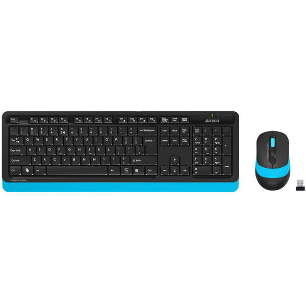 Комплект A4Tech FG 1010 черный/синий