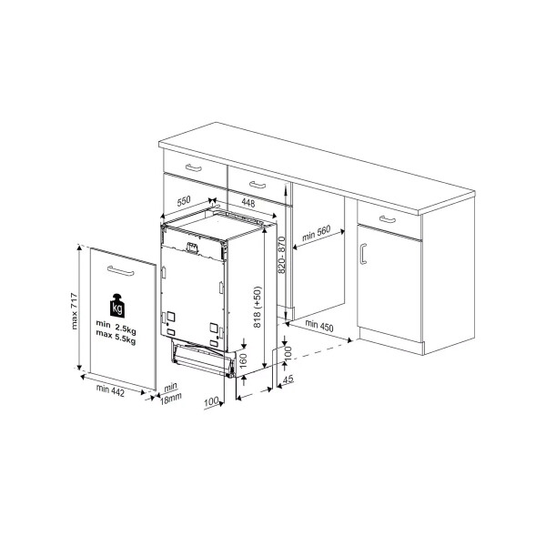 Встраиваемая посудомоечная машина Beko BDIS38120A