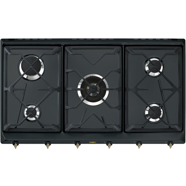 Встраиваемая газовая варочная панель Smeg SRV896AOGH