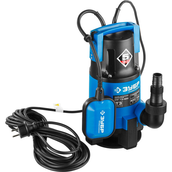Насос дренажный Зубр НПГ-Т3-400