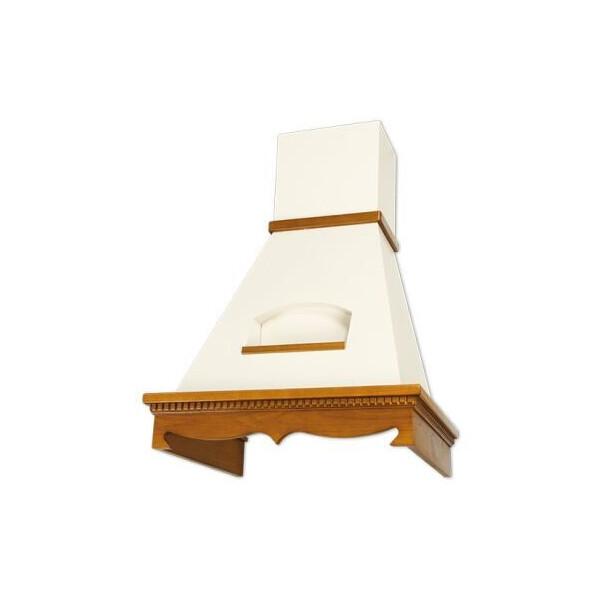 Каминная вытяжка Elikor Бельведер 60П-650-П3Д бежевый/бук светло-коричневый