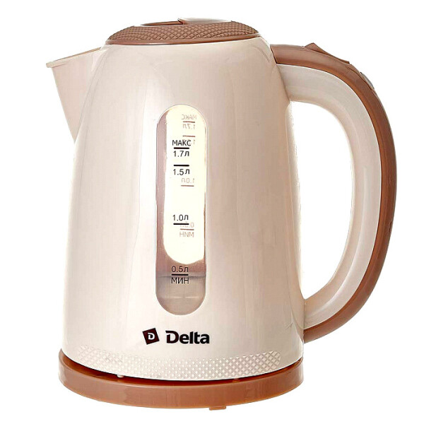 Чайник электрический Delta DL-1106 бежевый