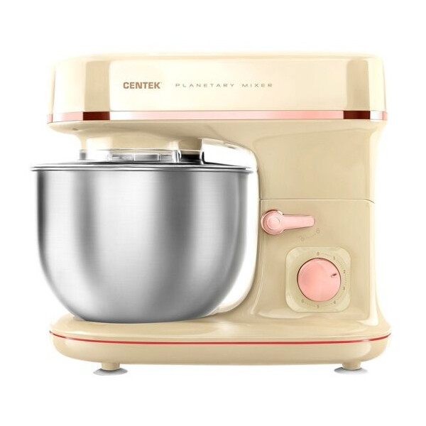 Миксер Centek CT-1139 бежевый/хром
