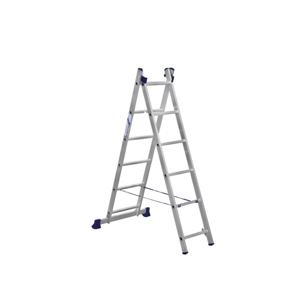 Стремянка Алюмет 2* 6 алюминиевая