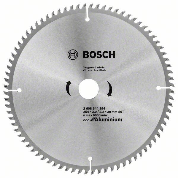 Диск пильный Bosch ECO 254х30х 80 (394) 2608644394