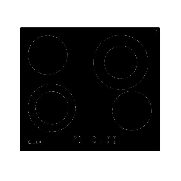 Встраиваемая электрическая варочная панель Lex EVH 642-1 BL
