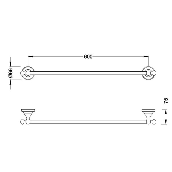 Полотенцедержатель Schein Saine Gold 7053037VF
