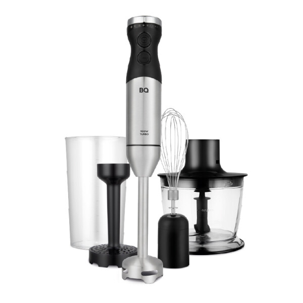 Блендер погружной BQ HB1030SS черный-стальной