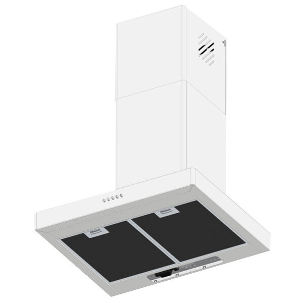 Каминная вытяжка Oasis KA-60W (P)