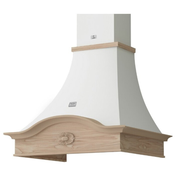 Каминная вытяжка Lex Milano 900 white