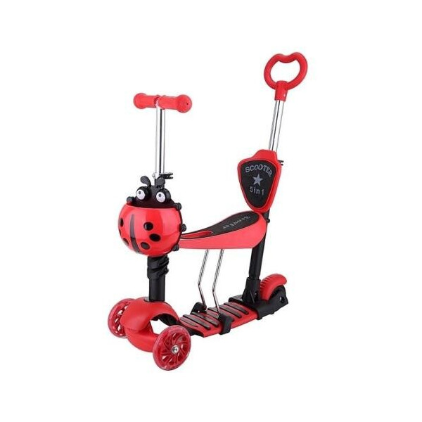 Самокат Novatrack Disco-kids красный (120SB.DISCOKIDS.RD9)