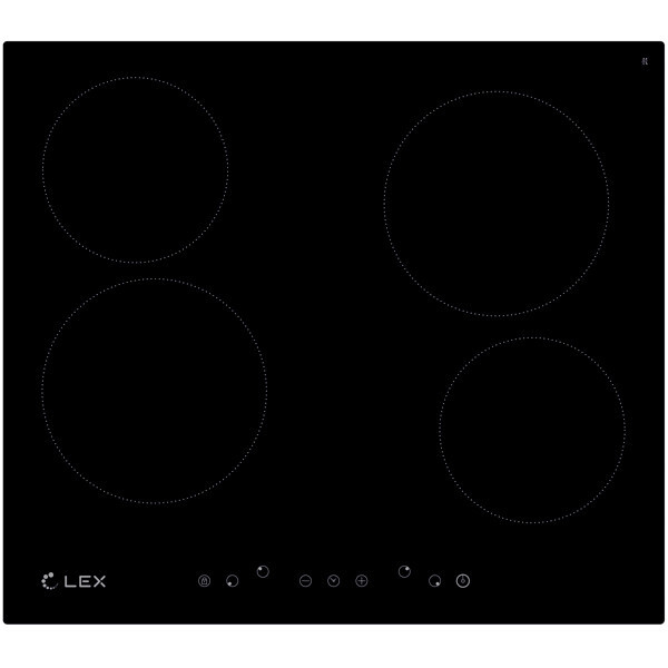 Встраиваемая электрическая варочная панель Lex EVH 640 BL