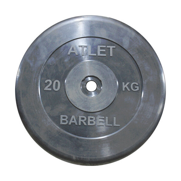 Диск обрезиненный MB Barbell Atlet MB-AtletB31-20