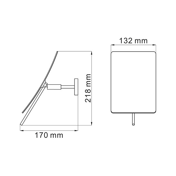 Зеркало WasserKraft K-1001 black