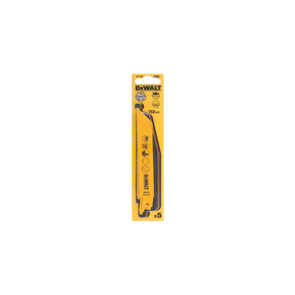 Полотно пильное DeWalt 152мм 5шт S922HF (DT 2345)