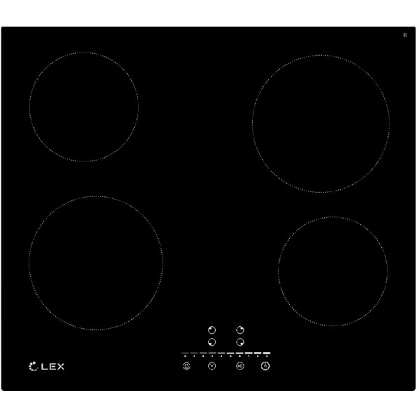 Встраиваемая электрическая варочная панель Lex EVH 640-1 BL