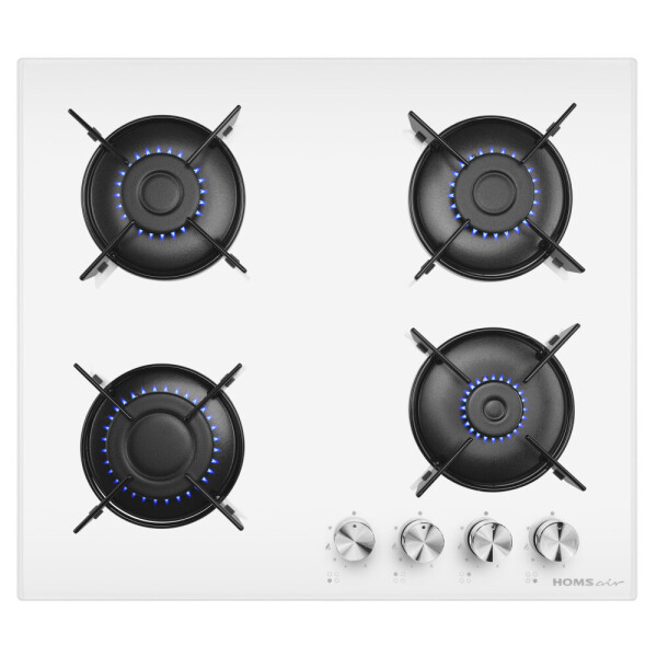 Встраиваемая газовая варочная панель HOMSair HGG641EWH