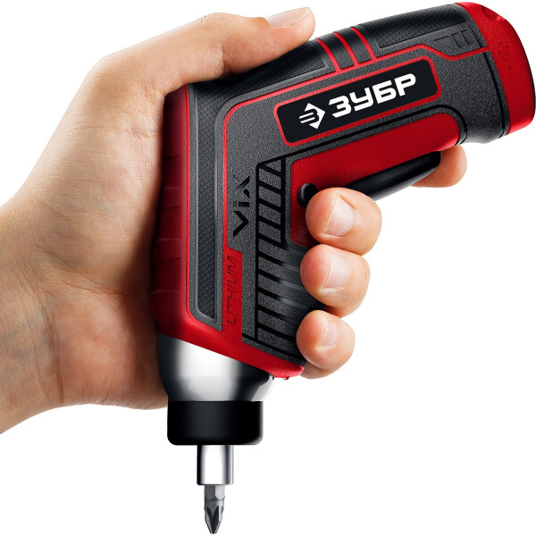 Отвертка аккумуляторная Зубр ЗО-Е-3.6 Ли