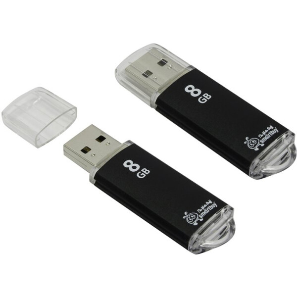 Флэш-накопитель Smartbuy Glossy 8GB black