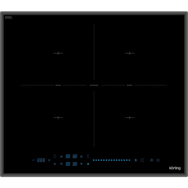 Встраиваемая индукционная варочная панель Korting HIB 64940 B