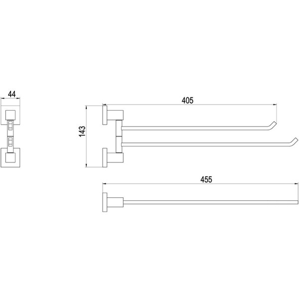 Полотенцедержатель Timo Selene 10059/00 chrome