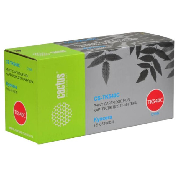 Картридж Cactus TK-540C (CS-TK540C)