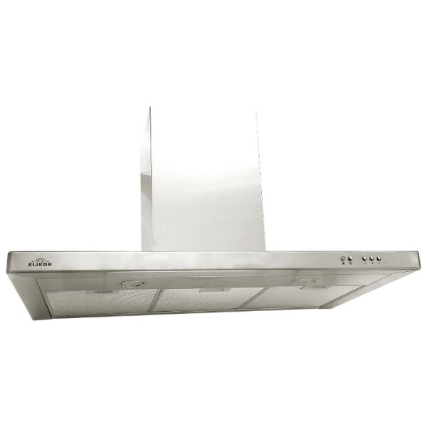 Каминная вытяжка Elikor Квадра 90Н-650-К3Д нержавеющая сталь
