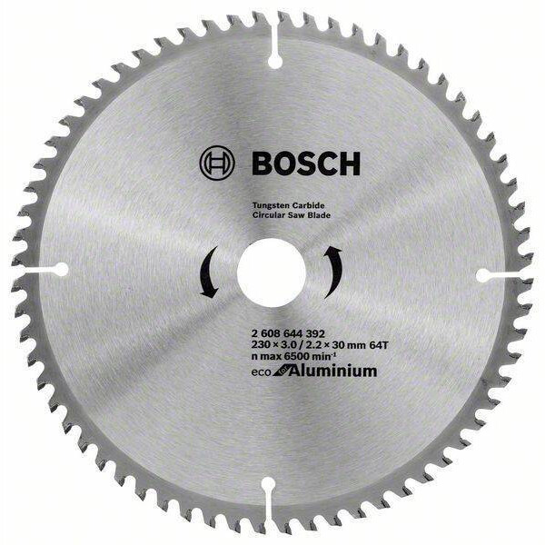 Диск пильный Bosch твердосплавный 230х30х64 Eco (392)