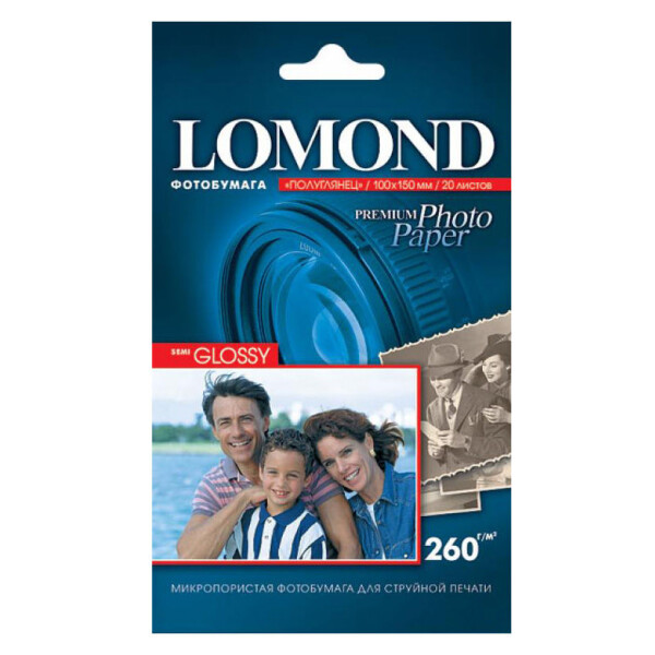 Бумага Lomond 1103302 полуглянцевая