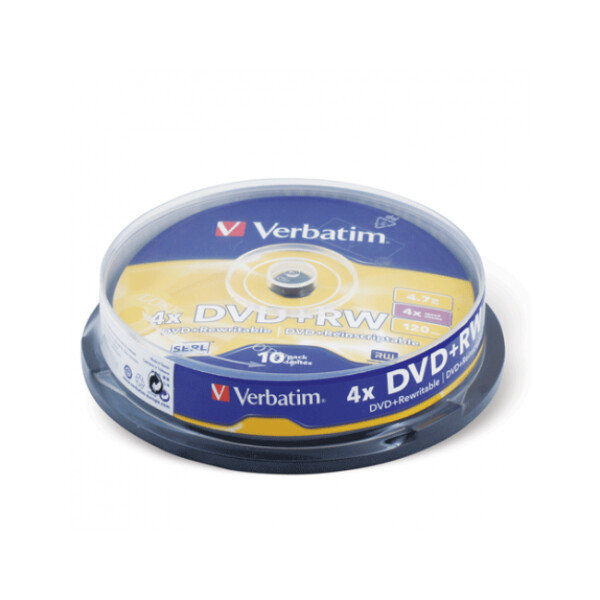 Диск DVD+RW Verbatim 4.7GB 43488