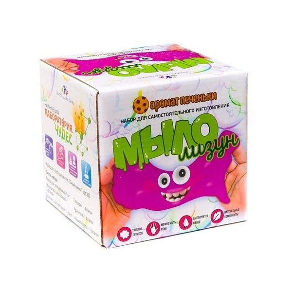 Набор для опытов Инновации для детей Мыло-лизун Печенька (832)