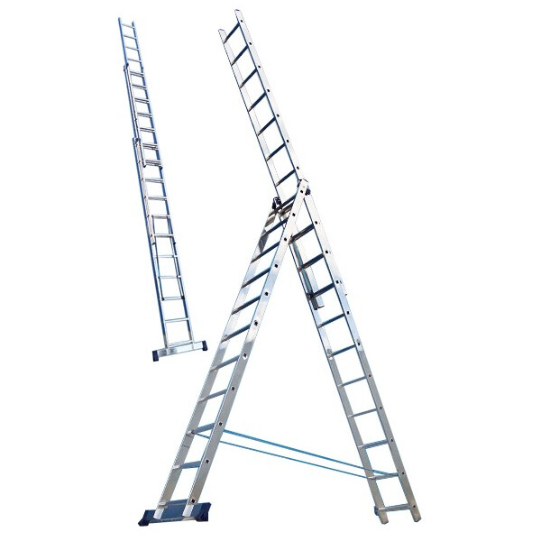 Стремянка Алюмет 3*12 (5312) алюминиевая