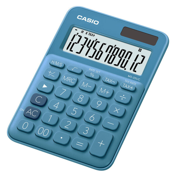 Калькулятор Casio MS-20UC-BU-S-EC синий