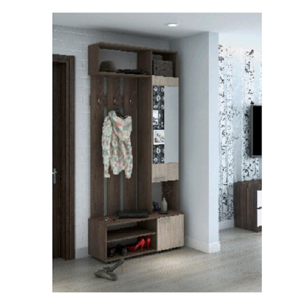 Прихожая Мебель-Комплекс Мадрид шимо темный/светлый