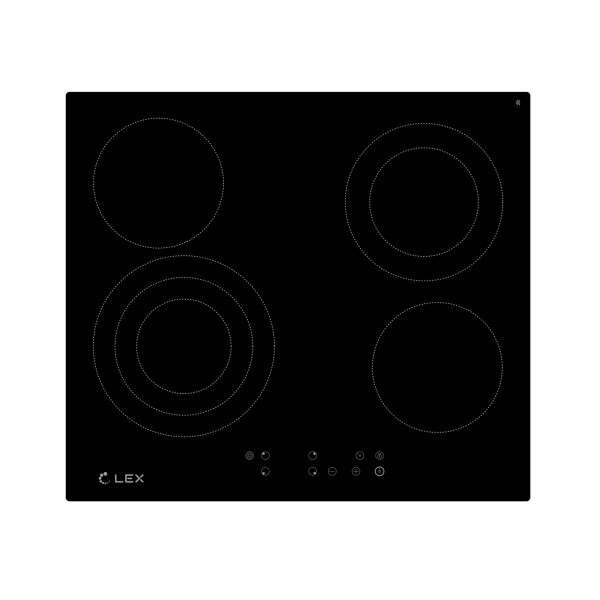Встраиваемая электрическая варочная панель Lex EVH 642-2 BL