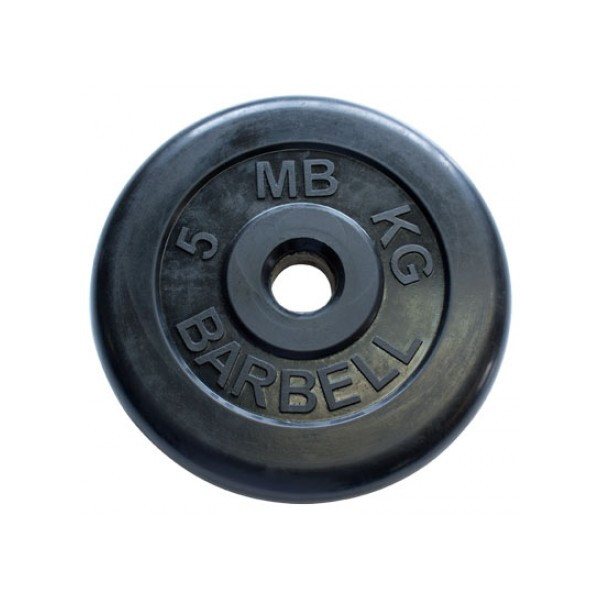Диск обрезиненный MB Barbell MB-PltB31-5