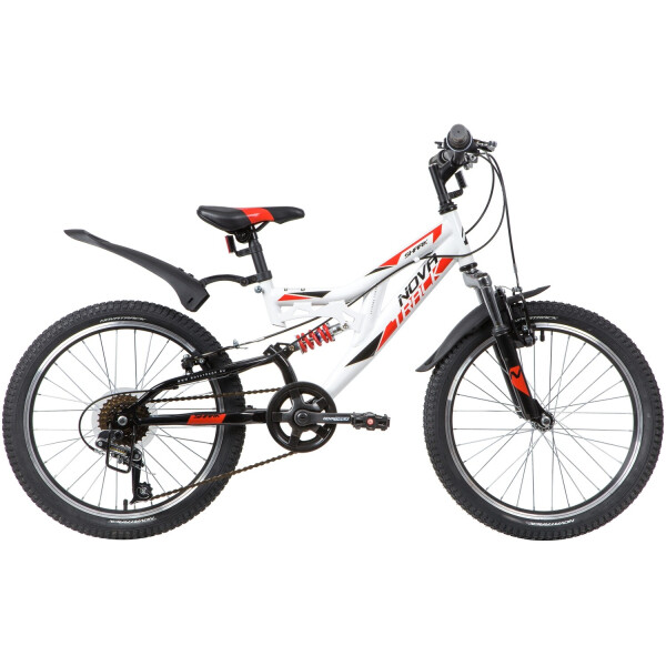 Велосипед Novatrack 20SS6V.SHARK.WT20 белый (140671)