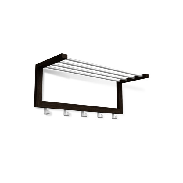 Вешалка Sheffilton Альберо SHT-WH4 венге/алюм.металлик