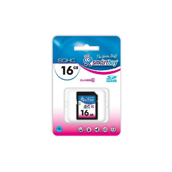 Карта памяти Smartbuy SDHC Class10 16GB