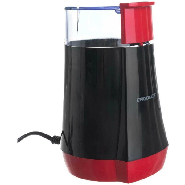 Кофемолка Ergolux ELX-CG02-С43 черный/красный