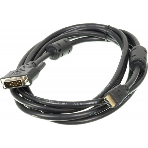 Кабель Ningbo DVI-D (m) HDMI (m) 5м феррит.кольца