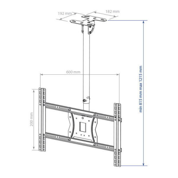 Кронштейн для телевизора Kromax Cobra-4 черный