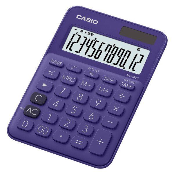 Калькулятор Casio MS-20UC-PL-S-EC фиолетовый