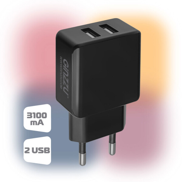 Сетевое зарядное устройство Ginzzu GA-3311UB