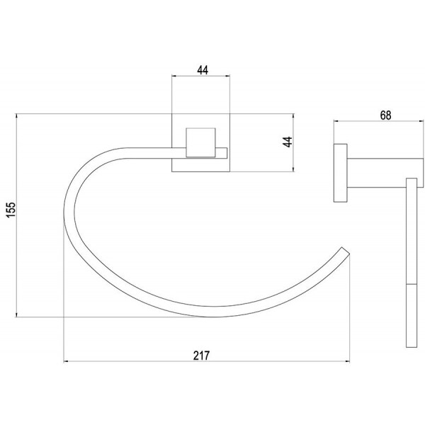 Полотенцедержатель Timo Selene 10050/00 chrome