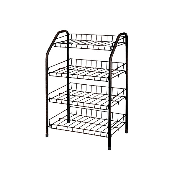 Этажерка для обуви Ника ЭТ2/А медный антик