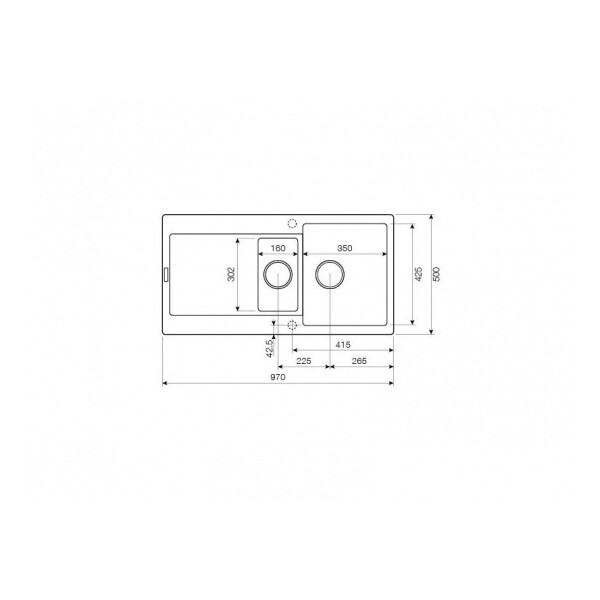 Кухонная мойка Lava D.5 Crema