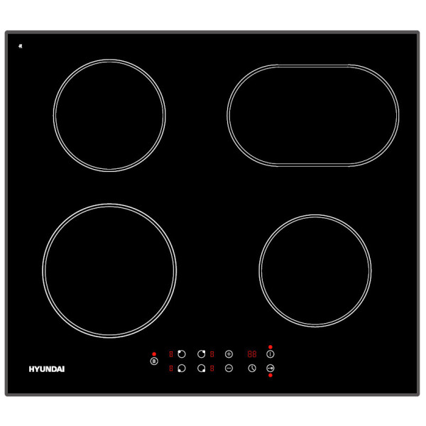 Встраиваемая индукционная варочная панель Hyundai HHI 6755 BG