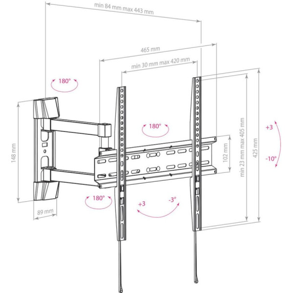 Кронштейн для телевизора Arm Media LCD-414